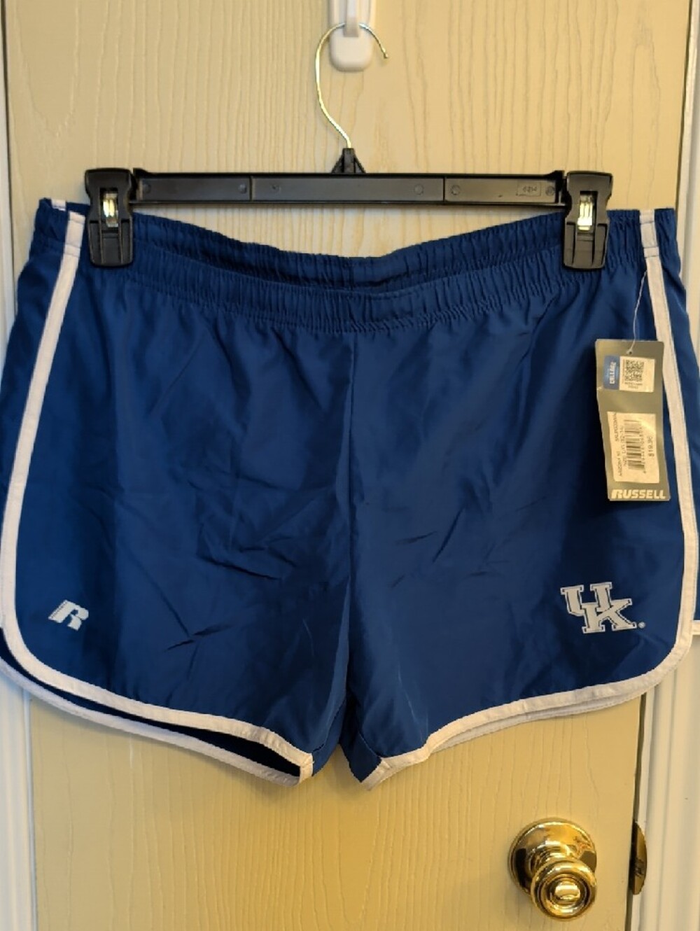 Russell Women's University of Kentucky UK Lined Running Shorts Large 12-14 NWT